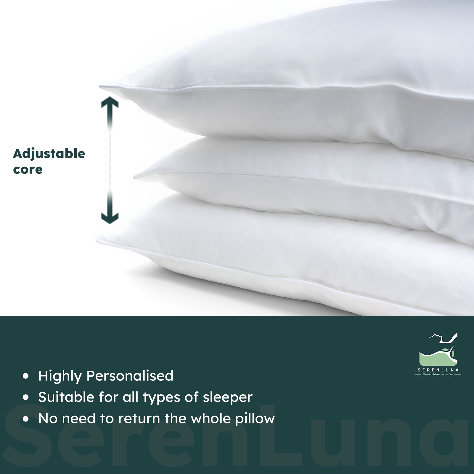 SerenLuna SlumberWing Pillow